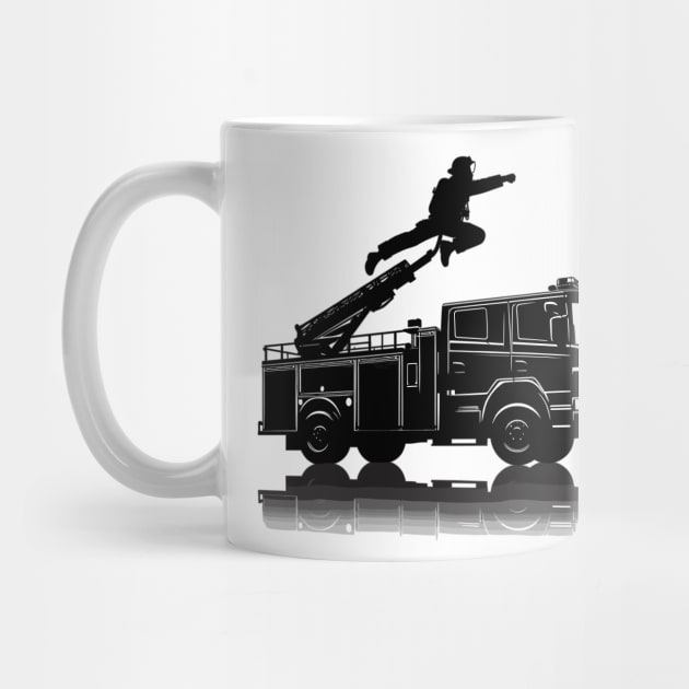 Fire Truck by Vehicles-Art